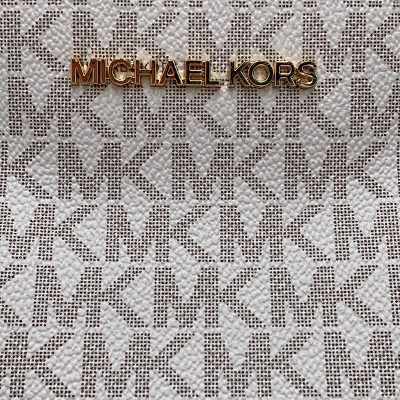 MICHAEL KORS TOP ZIP LARGE TOTE VANILLA COLOR - Picture 13 of 15